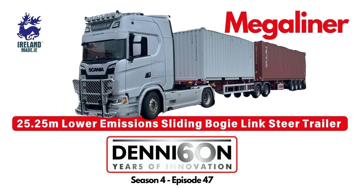 Dennison Megaliner 25.25m Lower Emissions Sliding Bogie Link Steer Trailer | Season 4 – Episode 47